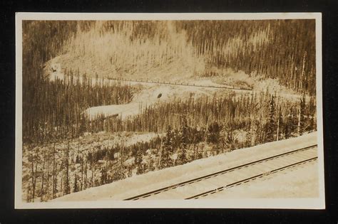 Rppc Lower Spiral Tunnel Cpr Railroad Train Banff Ab Ca Ebay