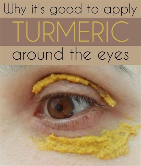 She Started Applying Turmeric Around Her Eyes Minutes Later The