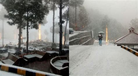 Islamabad Margalla Hills Receives Snowfall After Two Years Trending