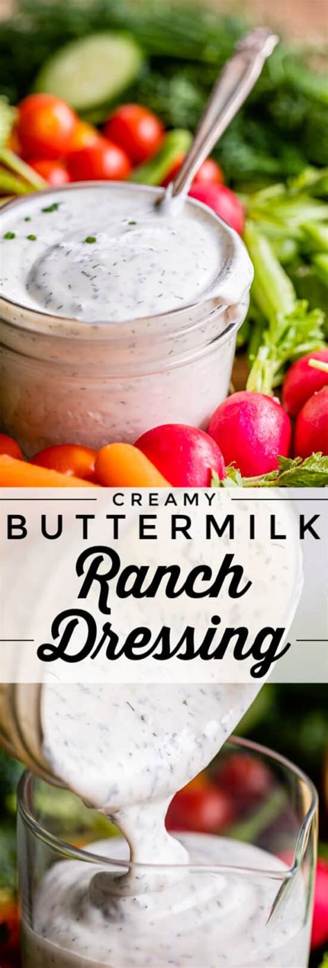 Best Homemade Buttermilk Ranch Dressing The Food Charlatan