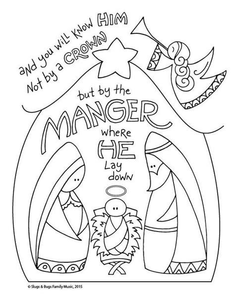 Jesus Christmas Coloring Pages