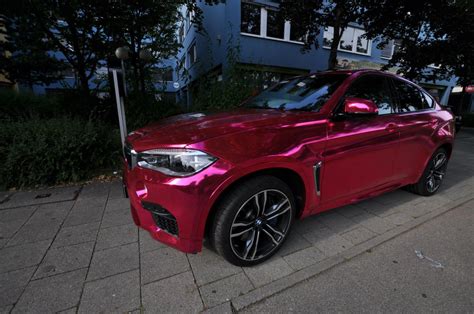 What On Earth Would Make You Want To Wrap Your New Bmw X6 M In Pink Chrome
