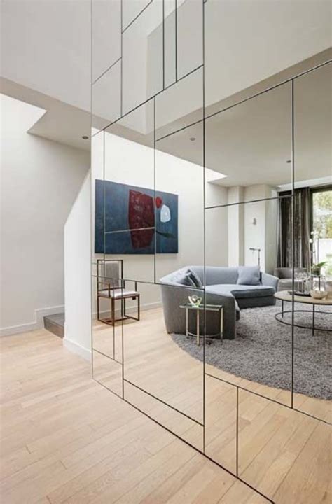 Making Mirrored Walls Modern Seven Ideas To Steal Mirror Wall Living