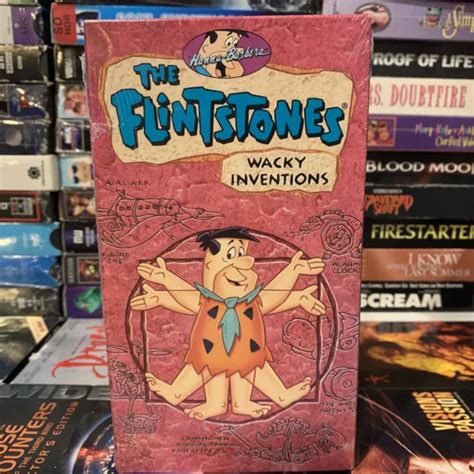 The Flintstones Wacky Inventions 1994 Vhs Hanna Barbera Cartoon