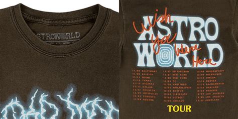 Brand New Travis Scott Astroworld T Shirt Tour Size Merch Tee Men 2019