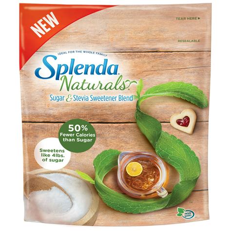 Splenda Naturals Sugar And Stevia Sweetener Blend 2lb Bag Walmart