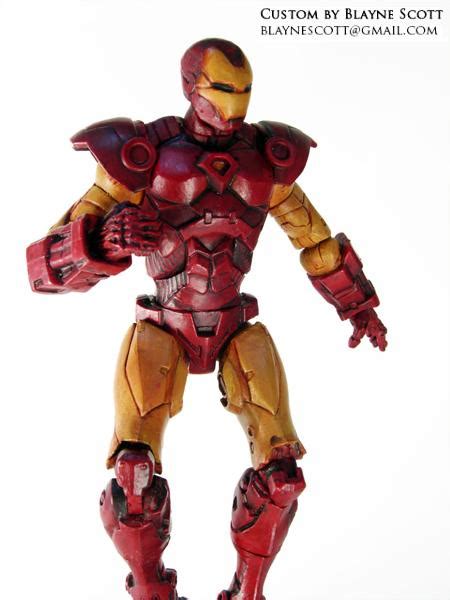 Iron Man Extremis Armor Iron Man Custom Action Figure