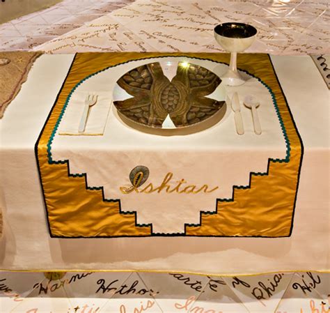 An important component of the piece was the educational material that represented the years of research that had been conducted by chicago's volunteer staff, led by art. Brooklyn Museum: Ishtar