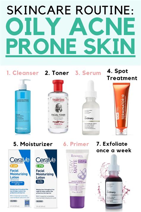 Acne Prone Skin Care Oily Skin Acne Skincare For Oily Skin Tips For