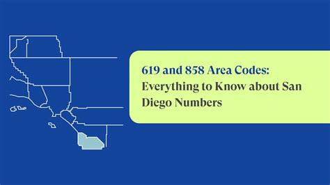 858 Area Code San Diego Map Map