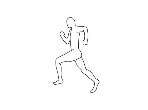 Drawing Of Someone Running At Explore Collection