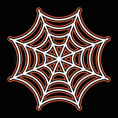 Spider Web Stock Vector Colourbox