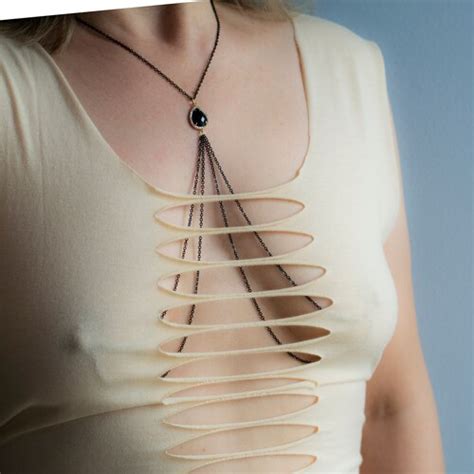 Sexy Chain Necklace To Nipple Stainless Steel Nipple Chain Etsy