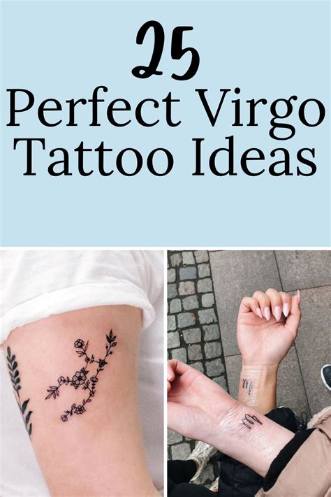 25 perfect virgo tattoo ideas tattooglee