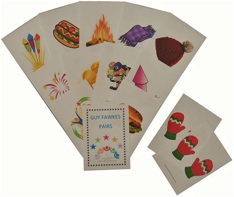 Dementia Pairs Card Game Guy Fawkes Themed Dementia Activities Card