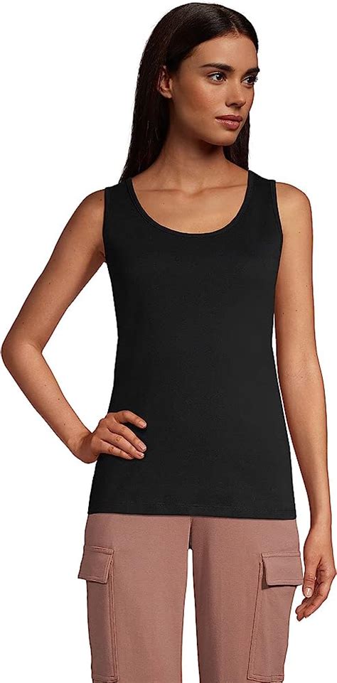 Lands End Womens Cotton Tank Top Low Price And Fast Shipping Visit Our Online Shop Fashion