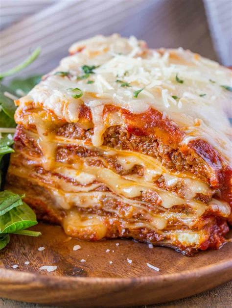 Ultimate Meat Lasagna With Four Cheeses A Homemade Marinara Sauce And
