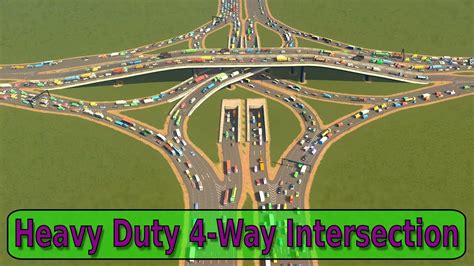 Heavy Duty 4 Way Interchange Youtube