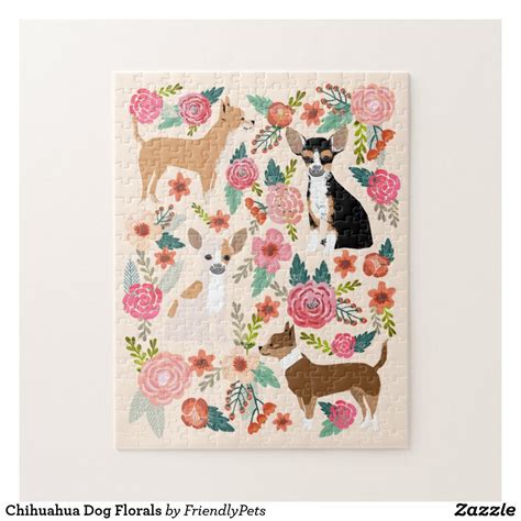 Dzięki niej możesz sprawdzić aktualny trend cenowy, wzrost lub spadek ceny oraz sezonowe obniżki cen produktów. Chihuahua Dog Florals Jigsaw Puzzle in 2020 | Fawn french ...