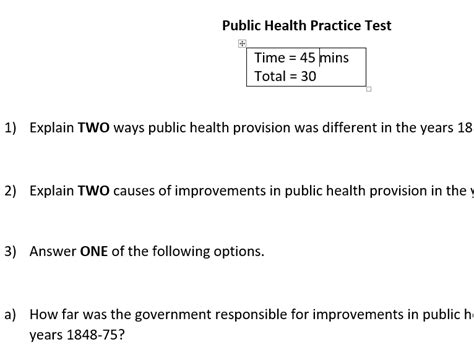 Medicine Practice Test Pack Paper 2 Teaching Resources