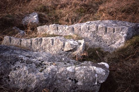 Drill Holes Haytor Granite Quarry