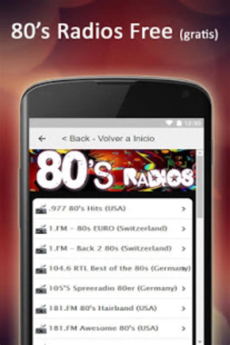 80s Radios Music Eighties Radios For Free For Android Download