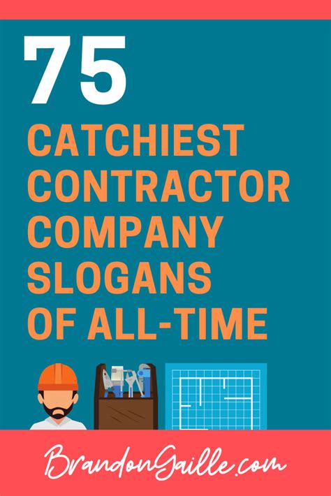 75 Catchy Company Slogans For Contractors Artofit