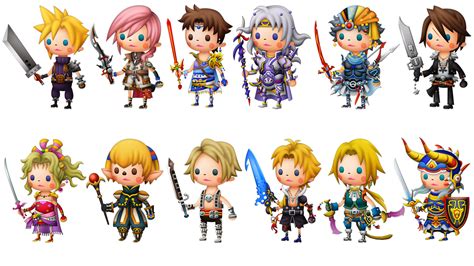 Theatrhythm Final Fantasy Characters
