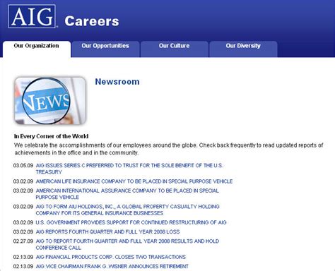 Aig Careers News Corporate Eye