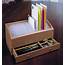 Natural Wood Space Saver Letter And Bill Organizer With Compartments 