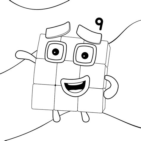 Printable Numberblocks Coloring Pages Printable Word Searches