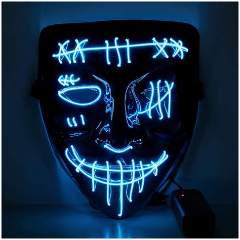 Buy Twisterck Led Halloween Mask Light Up Mask Cosplay Led Glow