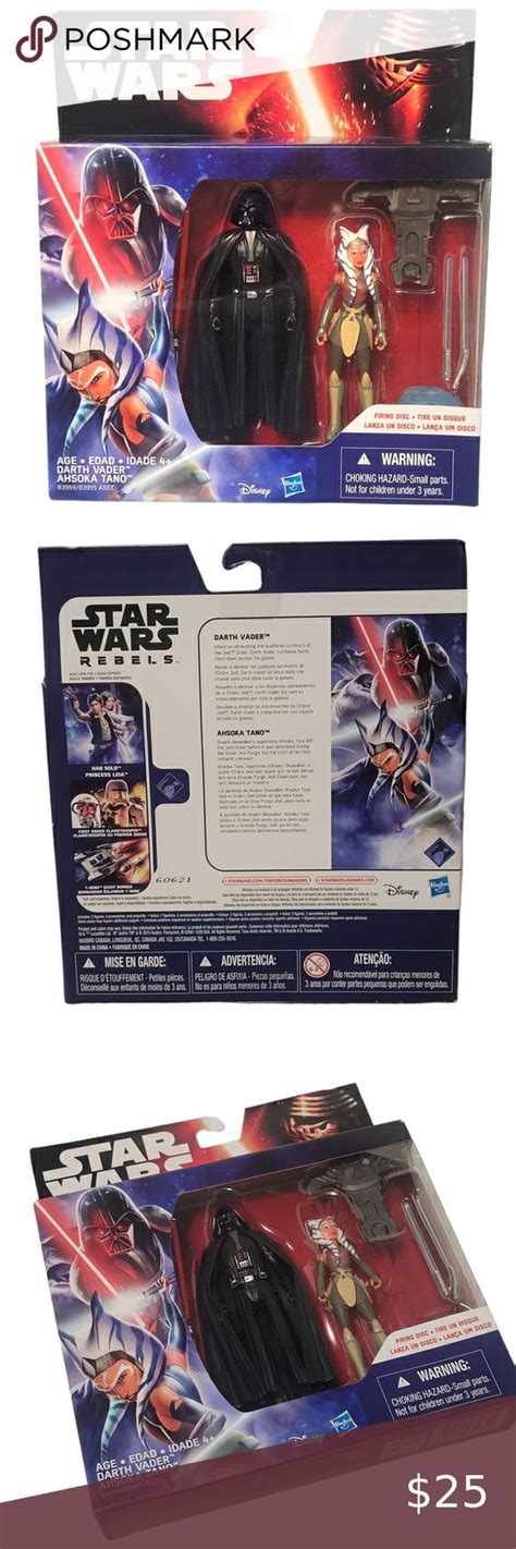 Hasbro Star Wars Rebels 375 Figure 2 Pack Darth Vader And Ahsoka Tano