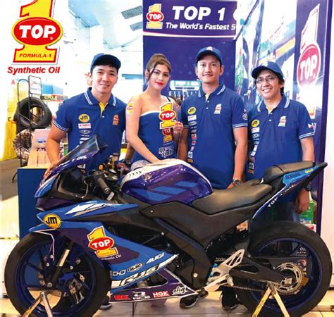 Top 1 oil was proud to be a title sponsor of the event. TOP 1 Oil Partners with MotoIR Racing Team JM Mirasol ...