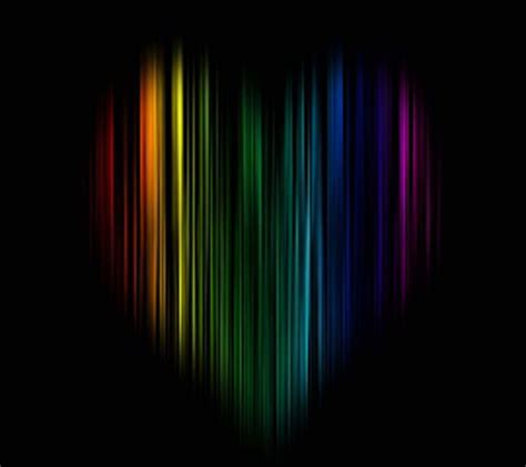 44 Rainbow Heart Wallpaper Wallpapersafari