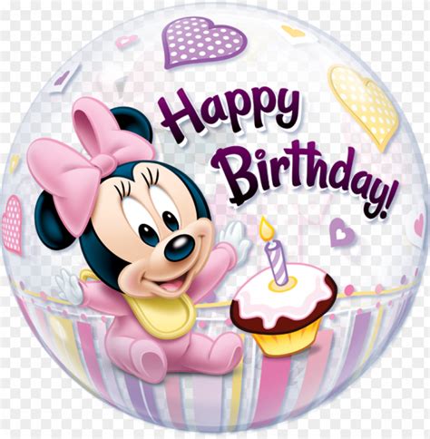 Minnie Mouse 1st Birthday Minnie Mouse Happy Birthday Balloo Png