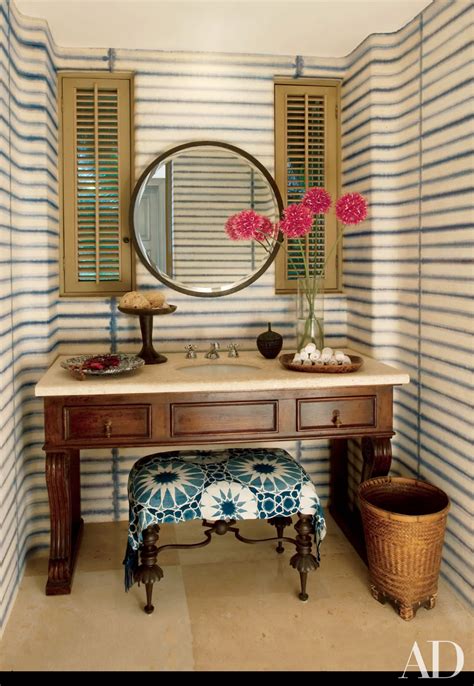 Powder Rooms Sure To Impress Any Guest Architectural Digest Vintage