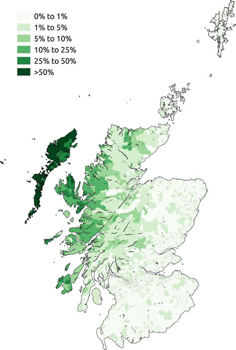 People With The Ability To Speak Scottish Gaelic In Scotland 2011