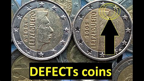 Luxembourg 2 Euro 2004 2005 Defect Coins Rare2 Euro 81000000