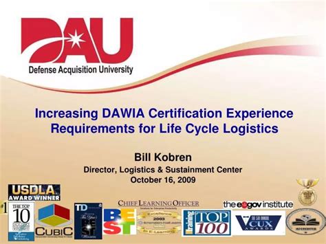 Ppt Increasing Dawia Certification Experience Requirements For Life