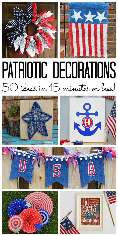 Find patriotic home decor at the lowest price guaranteed. Patriotic Decorations: 50 Ideas in 15 Minutes or Less ...