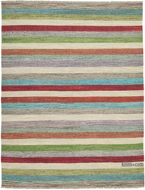 Ursprünglich waren es reine webteppiche; K0039664 New Contemporary Handwoven Kilim Rug - 8' x 10' 6 ...