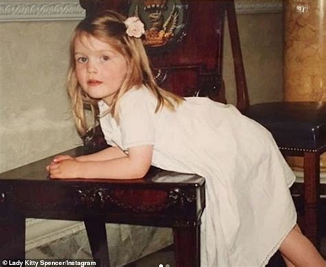 Lady Kitty Spencer 29 Shares A Sweet Throwback To Her Brothers