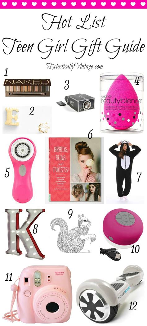 Unlike younger children who may be more likely to misplace or break things, teenagers have (hopefully). Hot List - Teenage Girl Gift Guide
