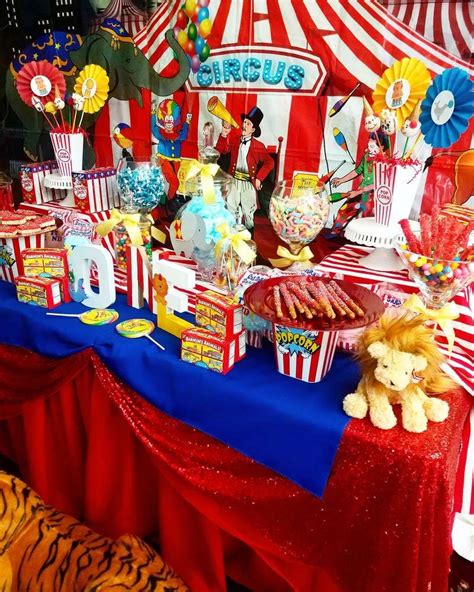 Circus 1st Birthday Carnival Birthday Party Theme
