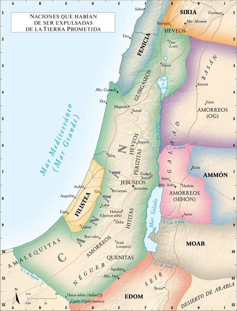 Israel en su entorno geográfico Watchtower ONLINE LIBRARY Bible mapping Bible history