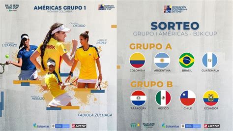 selección colombia de tenis femenino ya tiene rivales definidos para debutar en la copa billie