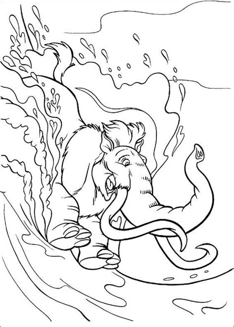 Kleurplaat Ice Age