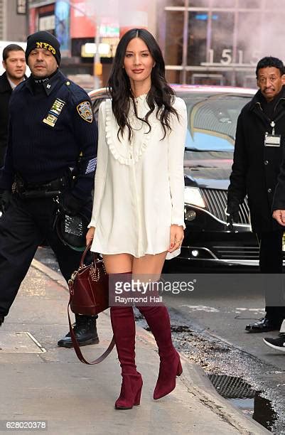 Olivia Munn Boots Photos And Premium High Res Pictures Getty Images