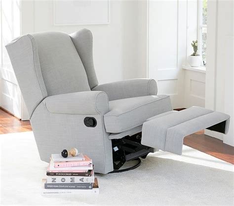 A chair you put in your nursery must be comfortable, but also functional and stylish. Wingback Rocker & Recliner | Pottery Barn Kids | Rocking ...